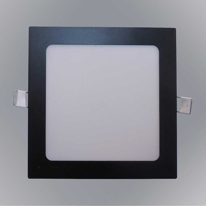 PANEL LED SQUARE 6W 4200K ČTVEREČNÍ ČERNÁ Baumax