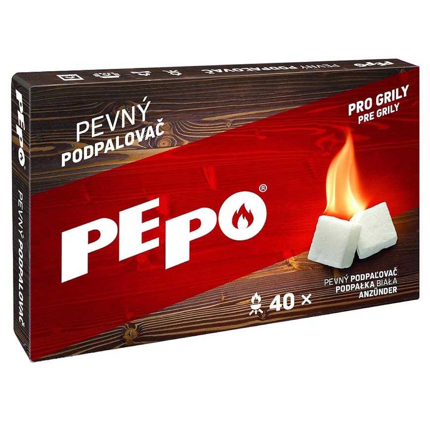 PE-PO pevný podpalovač krabička 40 ks PE- PO