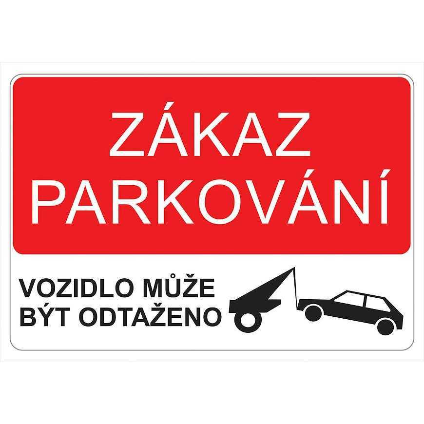 Plast zákaz parkování