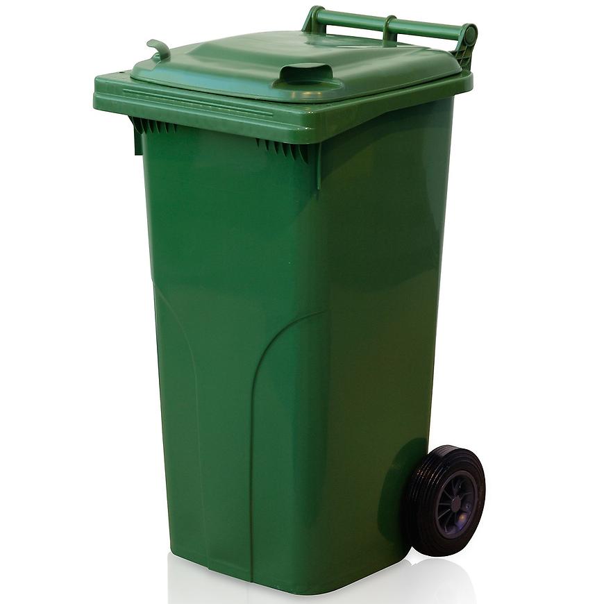 Plastová popelnice 120L ZELENÁ Baumax