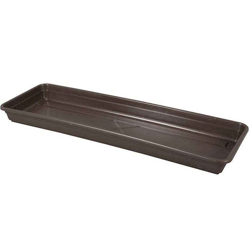 Podmiska pod truhlík Lobelia š 40 cm - hnědá Baumax