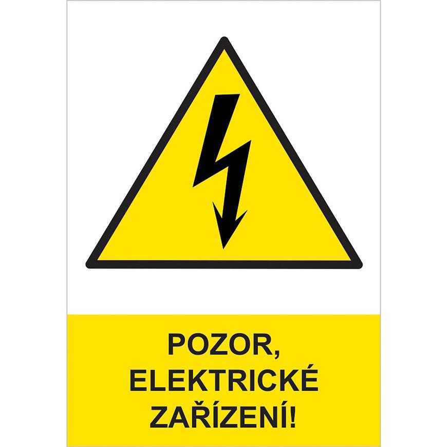 Pozor elektrické zařízení Baumax