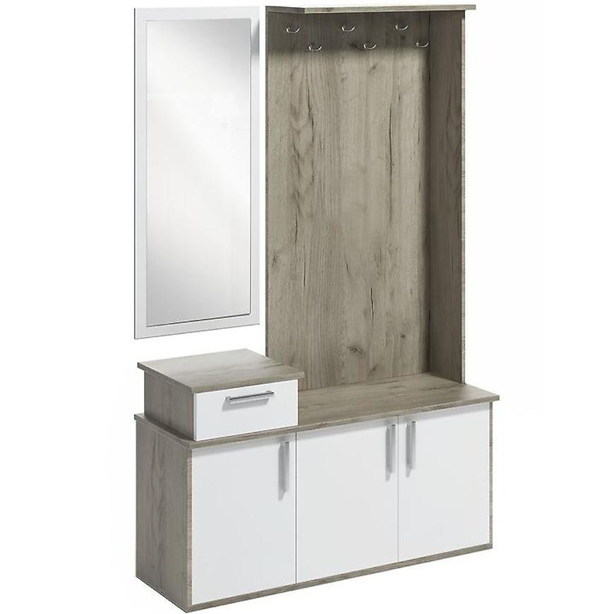 Předsíňová Stěna Gerber 110cm Country Šedá Baumax