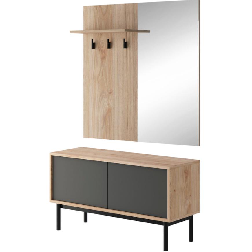 Předsíňový Nábytek Basic 104cm Jackson Hickory/Grafit Baumax