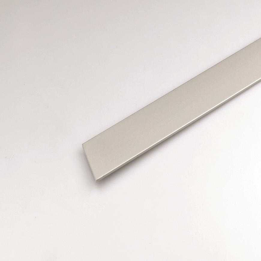 Profil plohý hliník  stříbrný 20x1000 Parquet Mercado