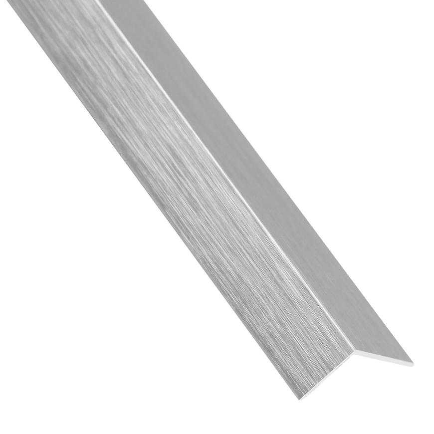 Rohový Profil Samolepící  ALU Merc Kartáč 16x11x1000 Parquet Mercado