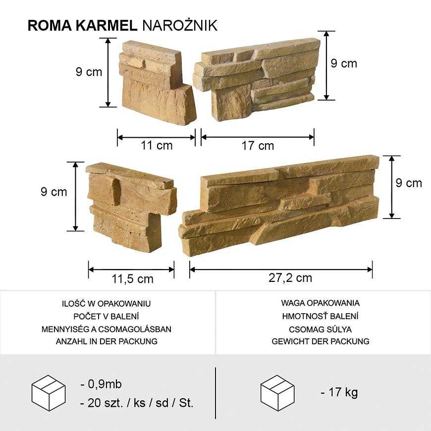 Rohový kámen  Roma carmel  bal=0