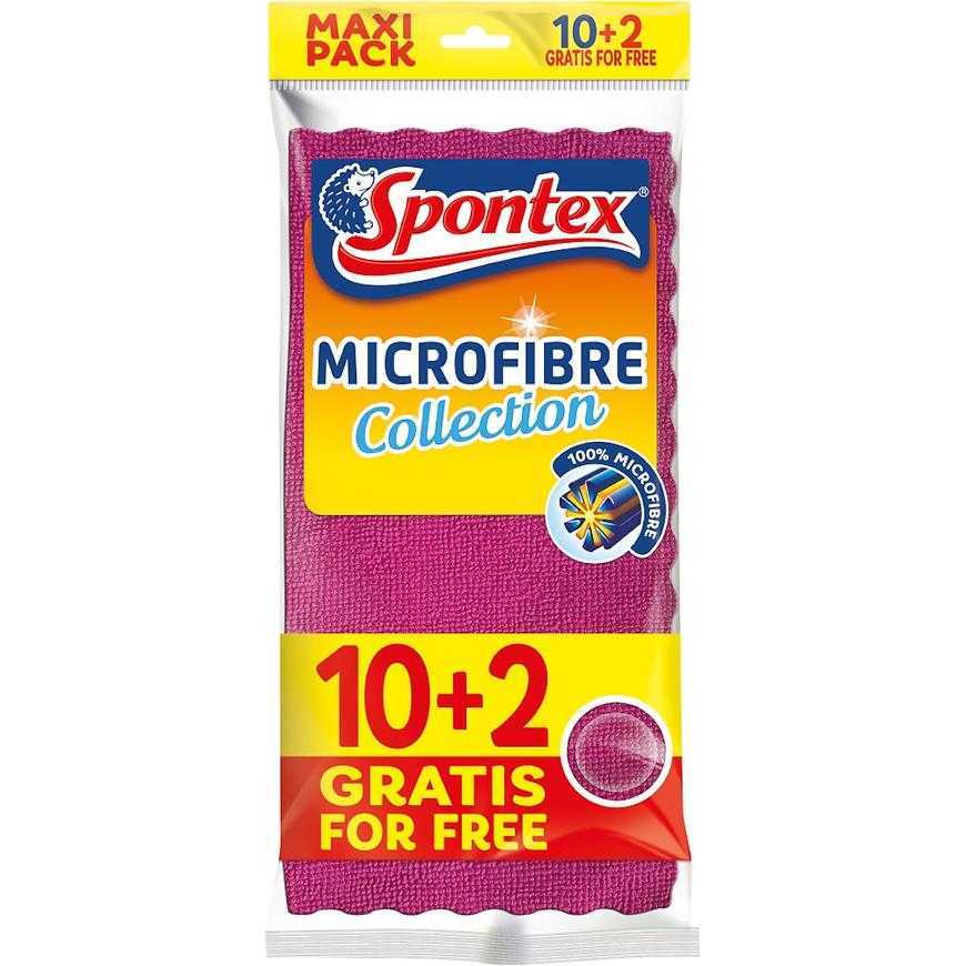 Sada utěrek mikrovlákno Collection 10+2 Spontex Baumax