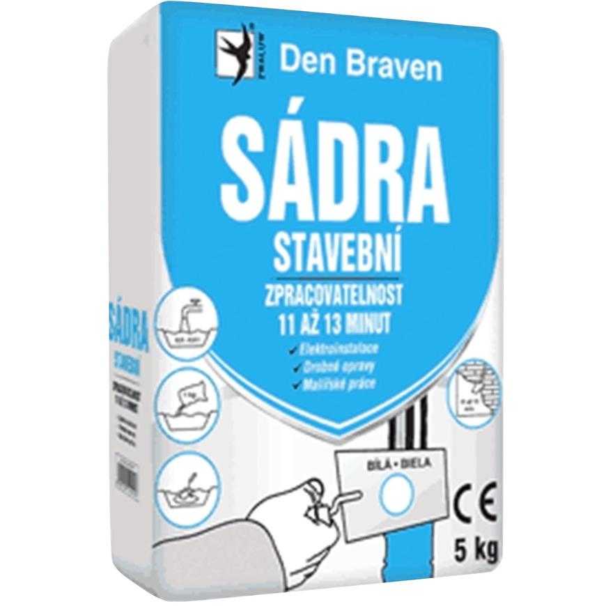 Sádra stavební Den Braven 5 kg Den Braven