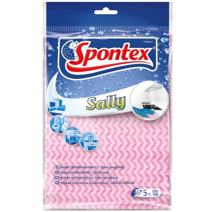 Sally utěrky z tekého plátna 5 ks Spontex Baumax