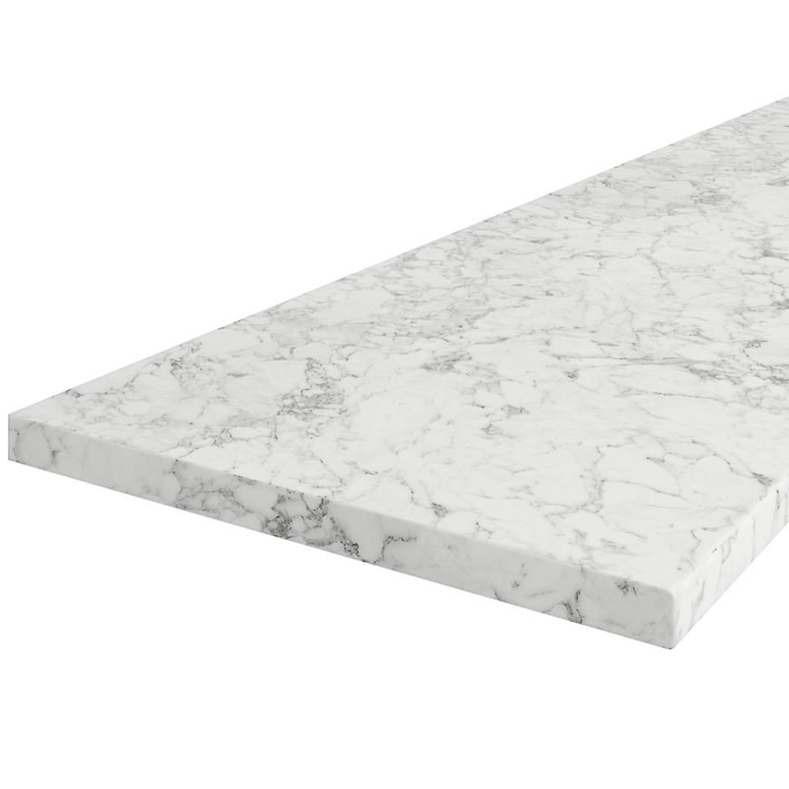 Set pracovni desky Mramor Carrara do 3341758(190cm+90cm/38mm) Baumax