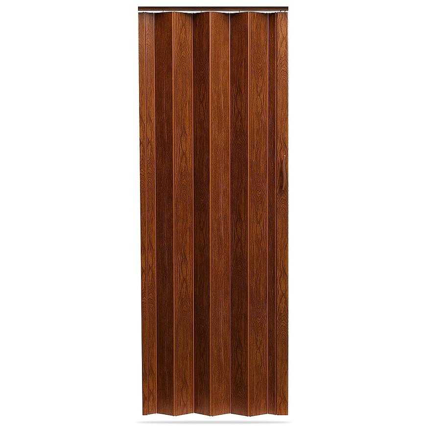 Shrnovací dveře Accordion ořech světlý 820mm Baumax