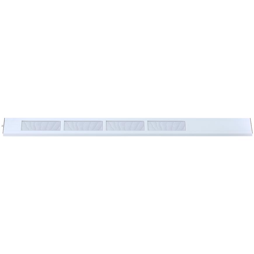 Shrnovací dveřní panel Crystalline Glass bílé 148mm Baumax