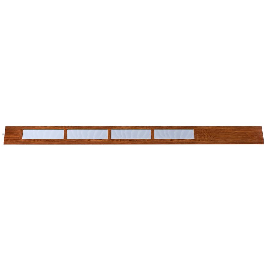 Shrnovací dveřní panel Crystalline Glass světlý ořech 148mm Baumax