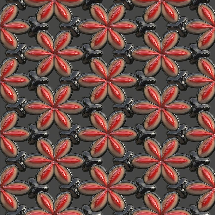 Skleněný panel 60/60 Rouge Esg Aqua Mercado