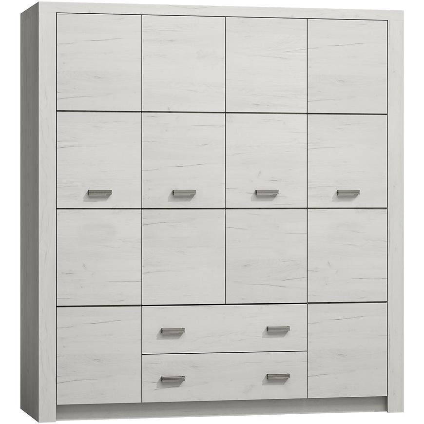 Skříň Indianapolis 178 cm Kraft Bily Baumax