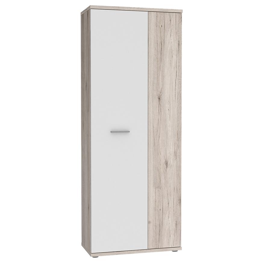 Skříň Net 5p Pískový Dub / Bílý Baumax