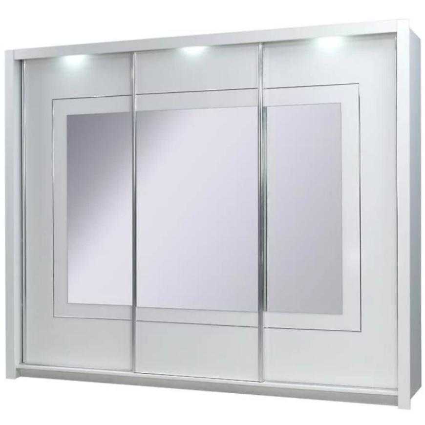 Skříň Panarea 250 cm Bílý Lesk Baumax