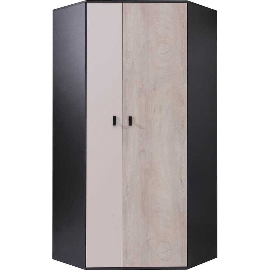 Skříň Planet 90cm L/P Čierna/Dub/Béžová Baumax