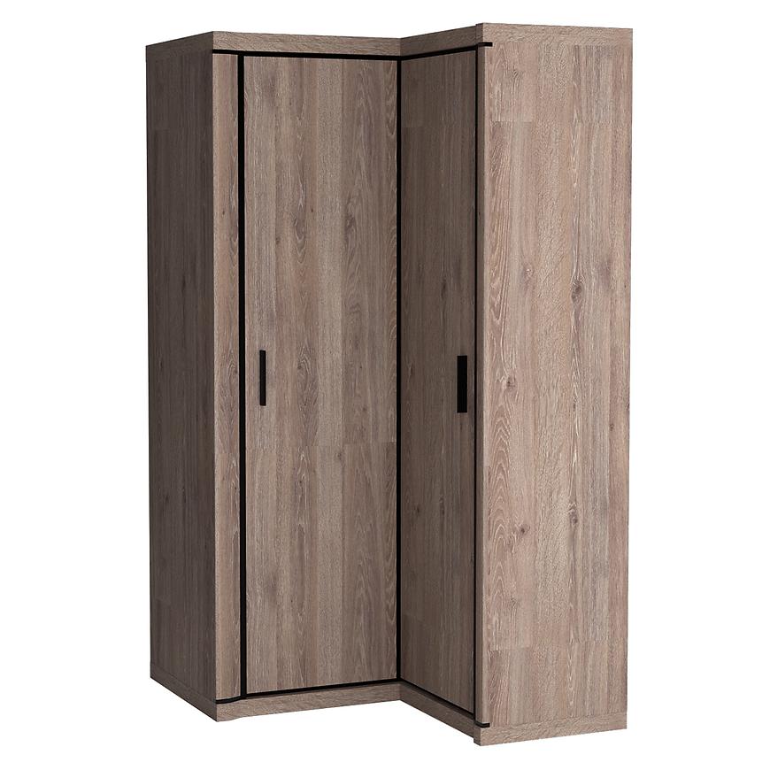 Skříň Rohova Dallas 114cm Dub Lanýž Baumax