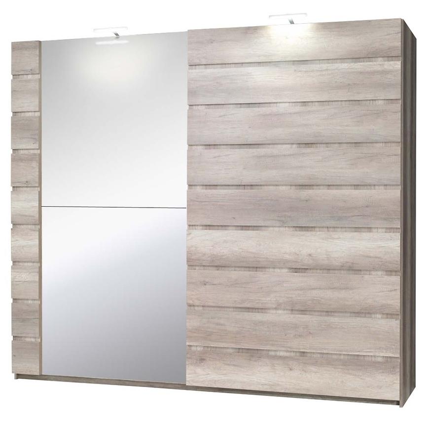 Skříň Se Zrcadlem Miro 250cm Dub Canyon Baumax