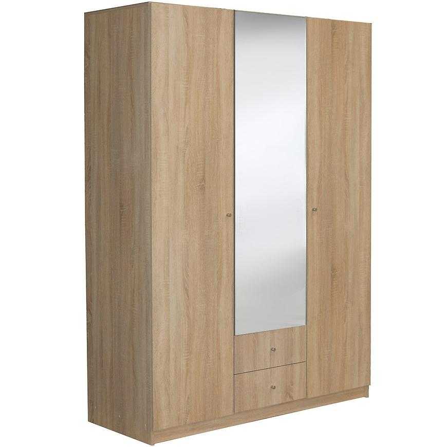 Skříň Se Zrcadlem Taro 2 150cm Dub Sonoma Baumax