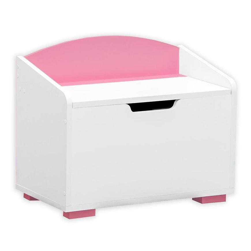 Skříňka BB07 bílá+růžová Baumax