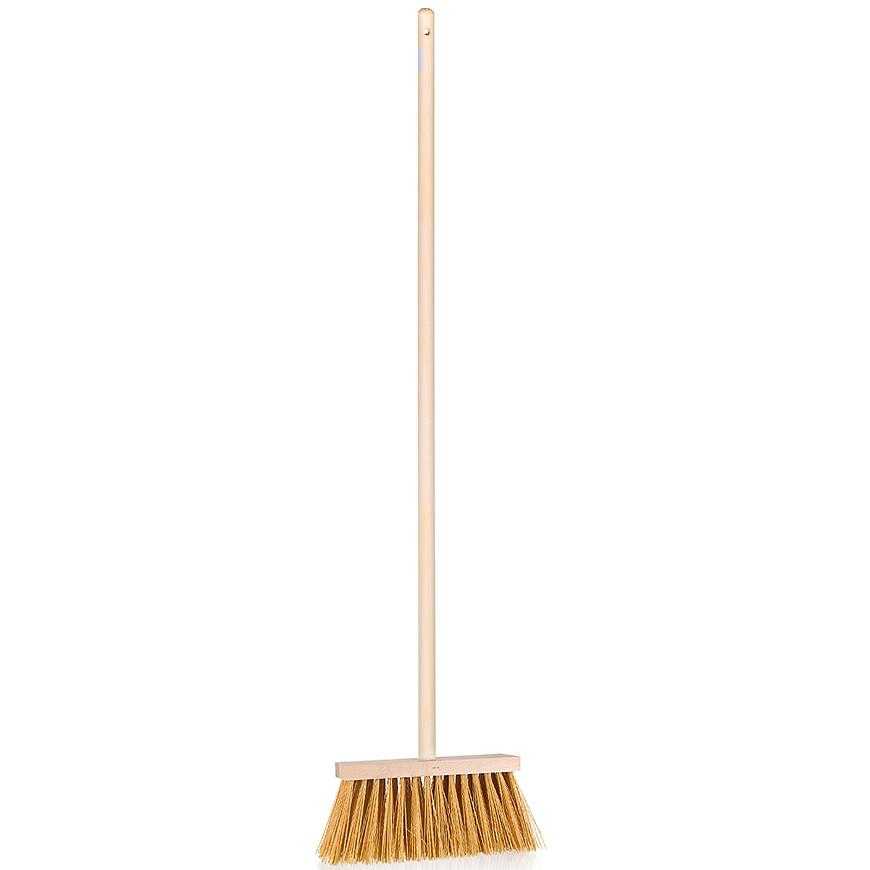 Smeták dřevěný s tyčí Baumax