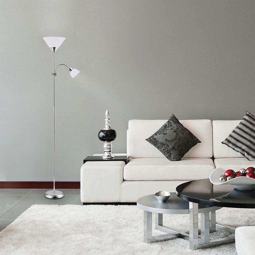 Stojací lampa Action 4064 lp2 chrom Baumax