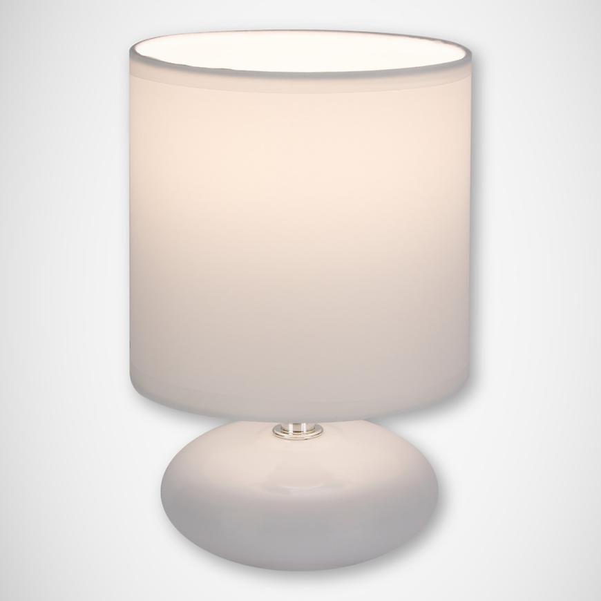 Stolní lampa PATI 03143 E14 WHITE Baumax