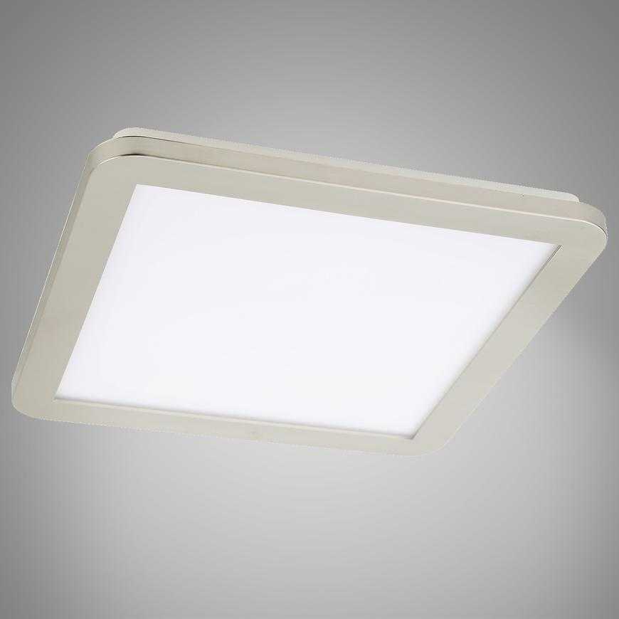 Stropní svítidlo Nexit Plafon 40x40 24w Led Ip44 Satyna+Bílá 3000k Baumax