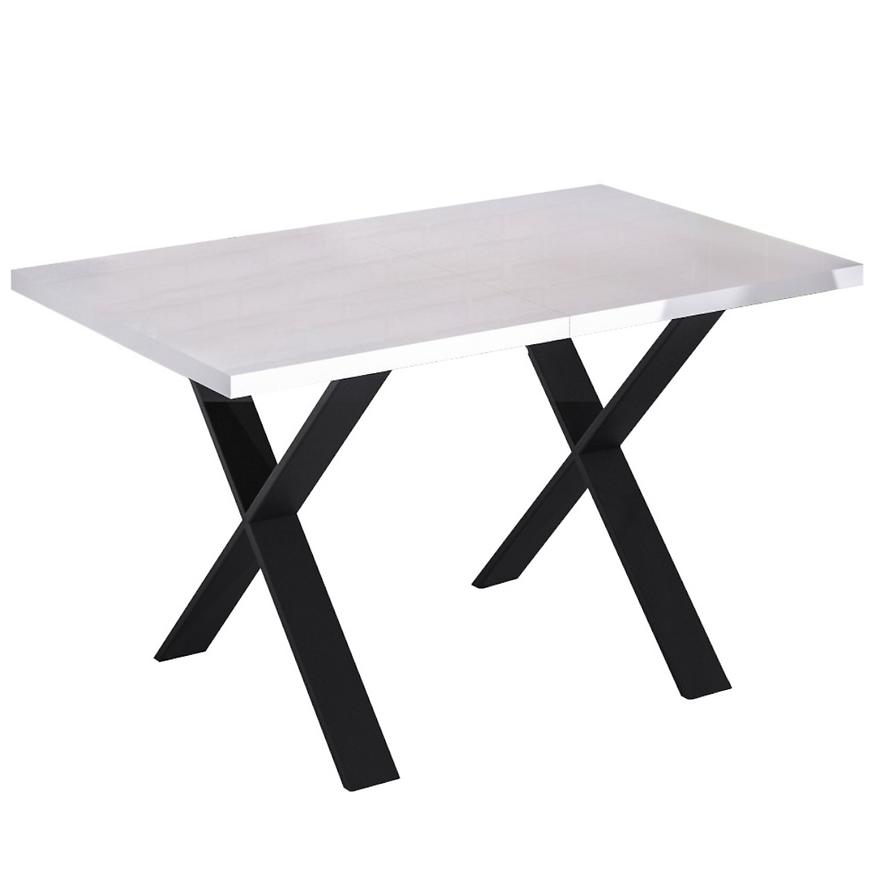 Stůl X 170 Bílý Lesk Baumax