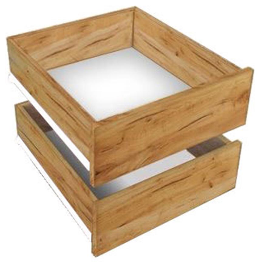 Súprava Zásuviek (2 ks) 250 dub craft zlatý Baumax