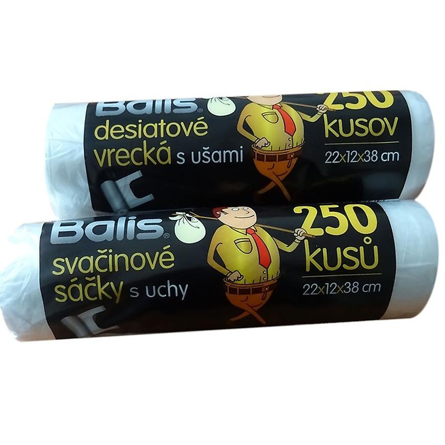 Svačinový sáček s uchy 2804935 Balis 3 kg role 250 ks Baumax