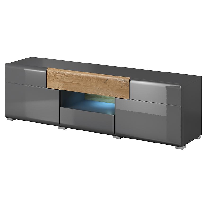 TV stolek Toledo 41 2D 2S Antracit Baumax