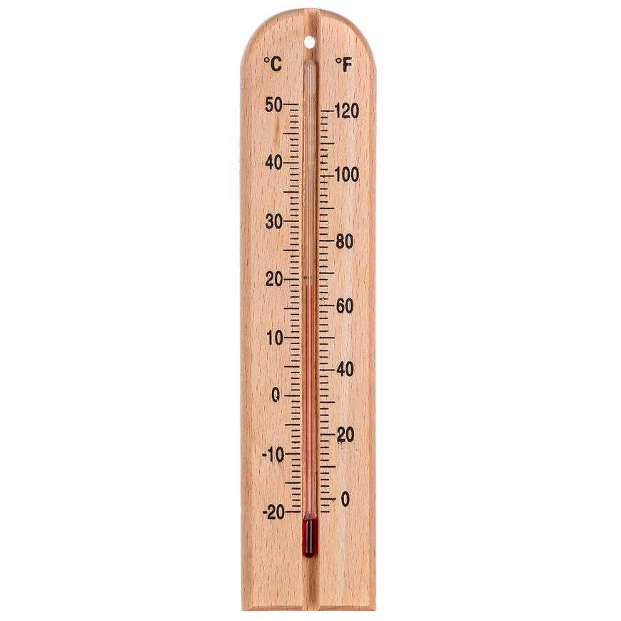 Teploměr dřevěný 20 cm 22128031 Baumax