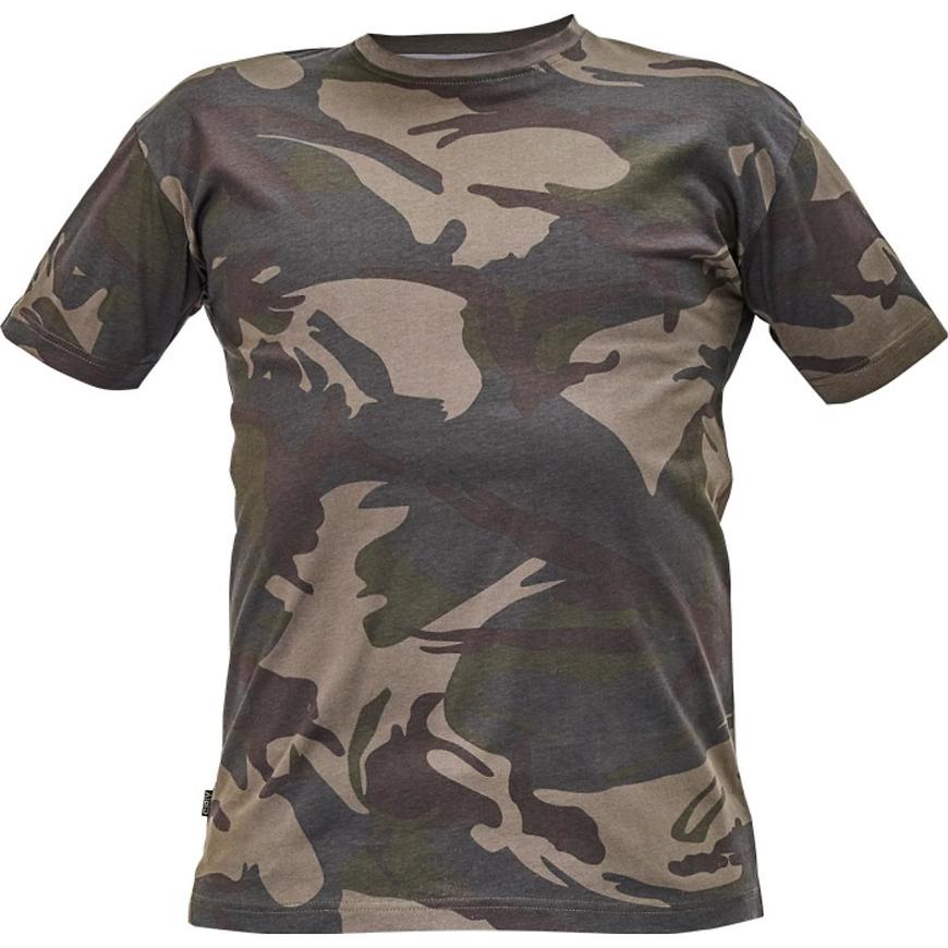 Tričko Crambe camouflage S Cerva