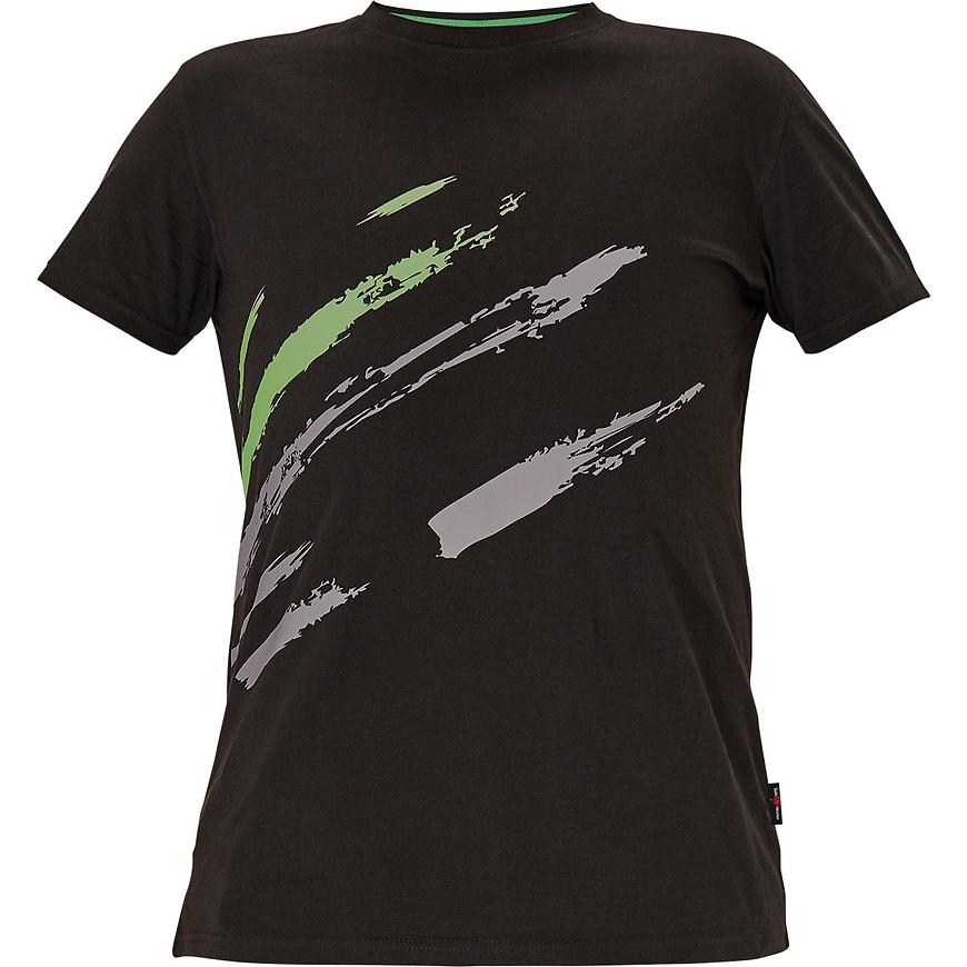 Tričko MAAS černá/zelená XL Cerva