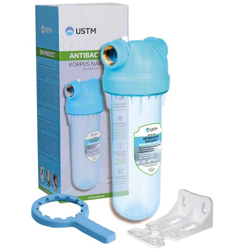 USTM Korpus emi antibakteriální 10 s 3/4 mosaznou přípojkou USTM