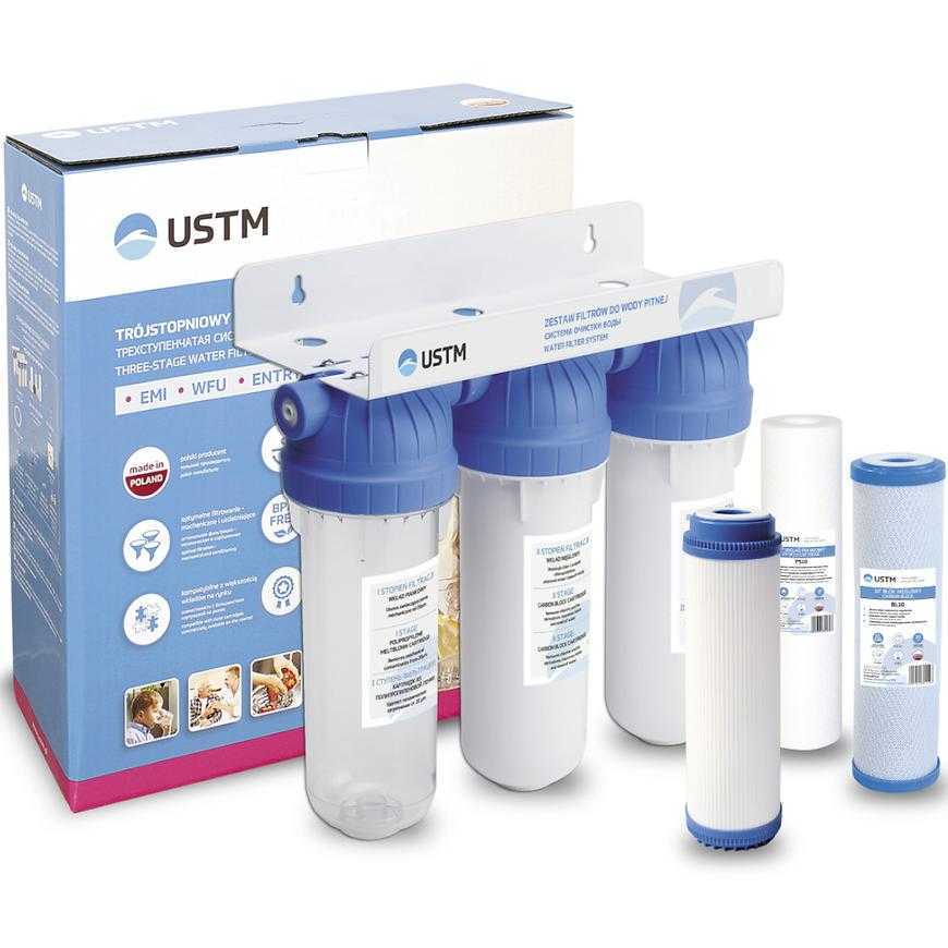 USTM Sada 3-stupňové filtrace entry přípojka 3/4 USTM