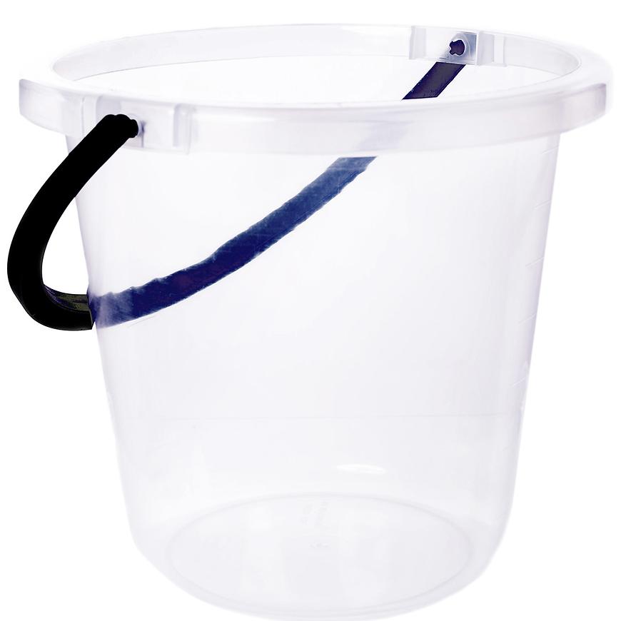 Vědro 8l průhledný bezbarvá Baumax