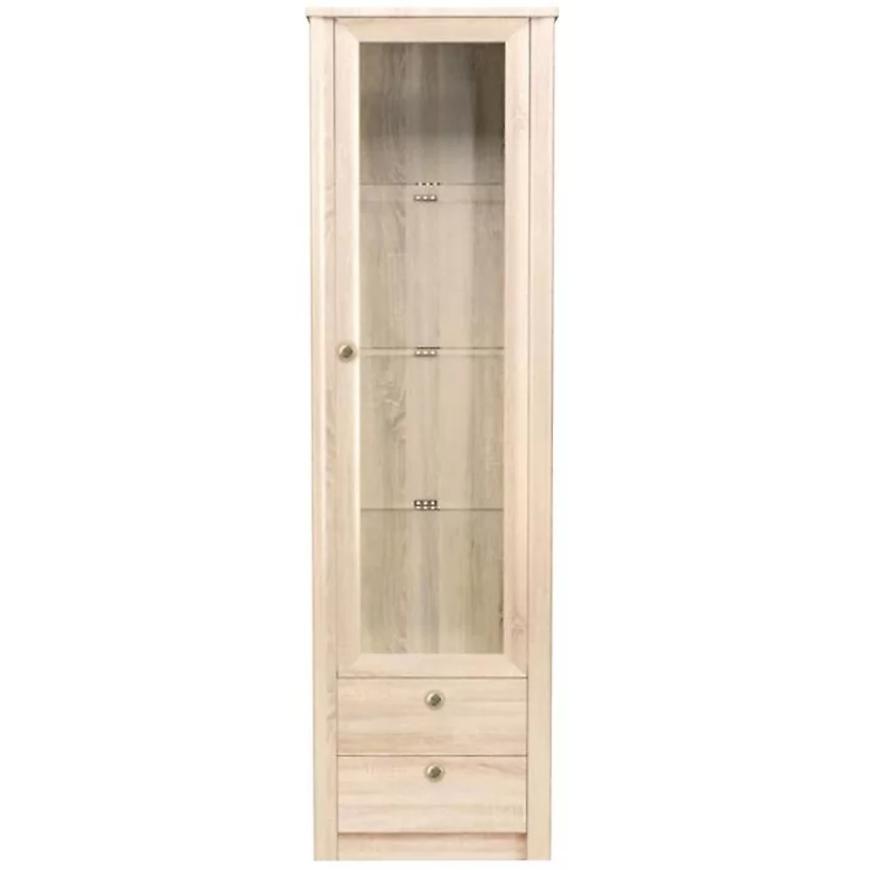 Vitrína Finezja 62cm Dub Sonoma +Led Baumax