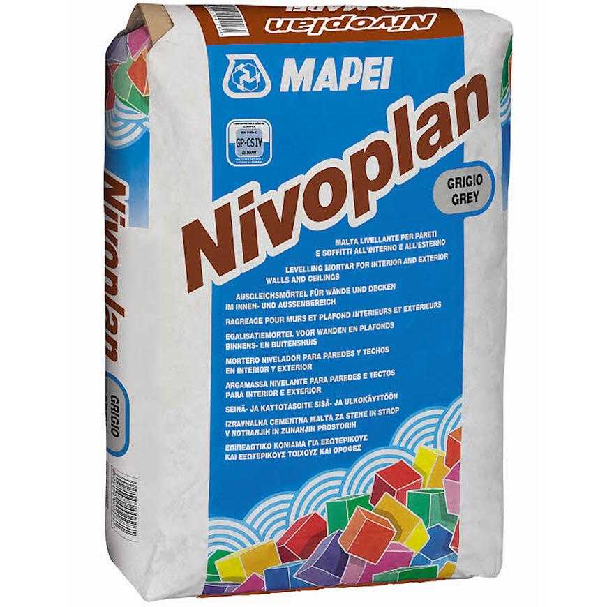 Vyrovnávací malta Mapei Nivoplan Šedý 25 kg Mapei