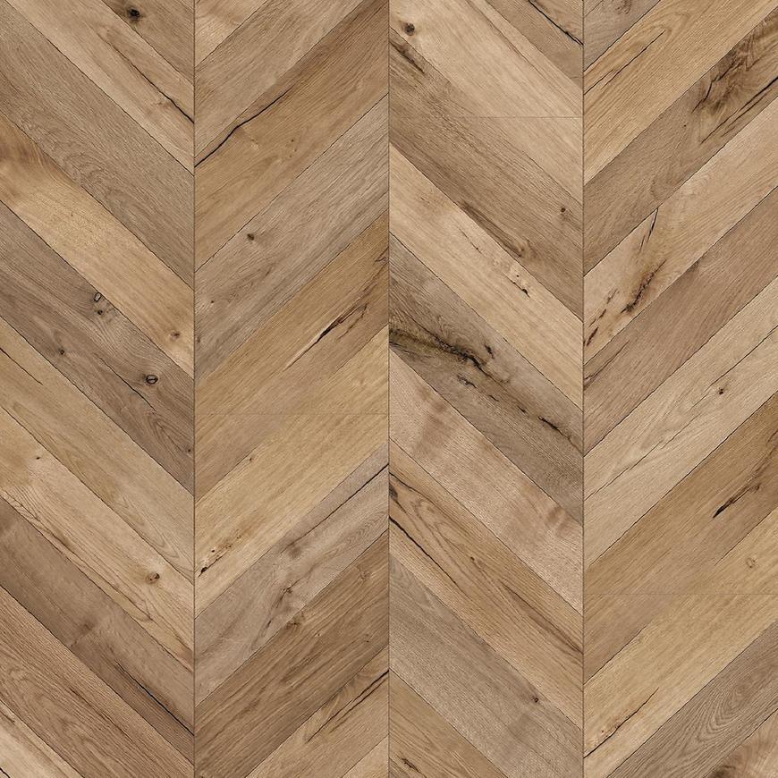 Vzorek laminátová podlaha chevron Dub Fortress Rochesta 8mm AC4 K4378 Kaindl