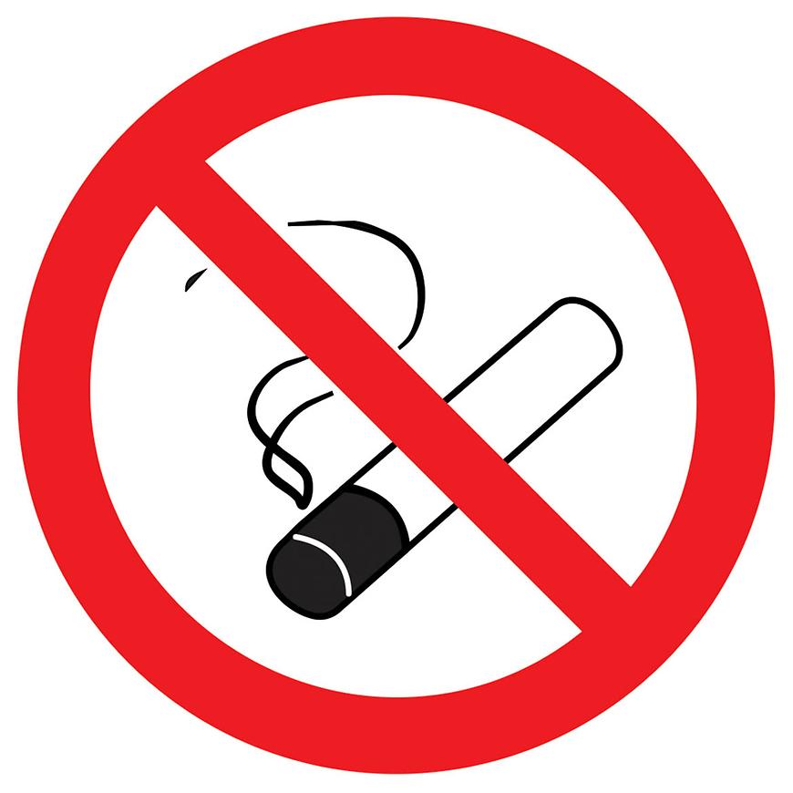 Zákaz kouření - symbol Baumax