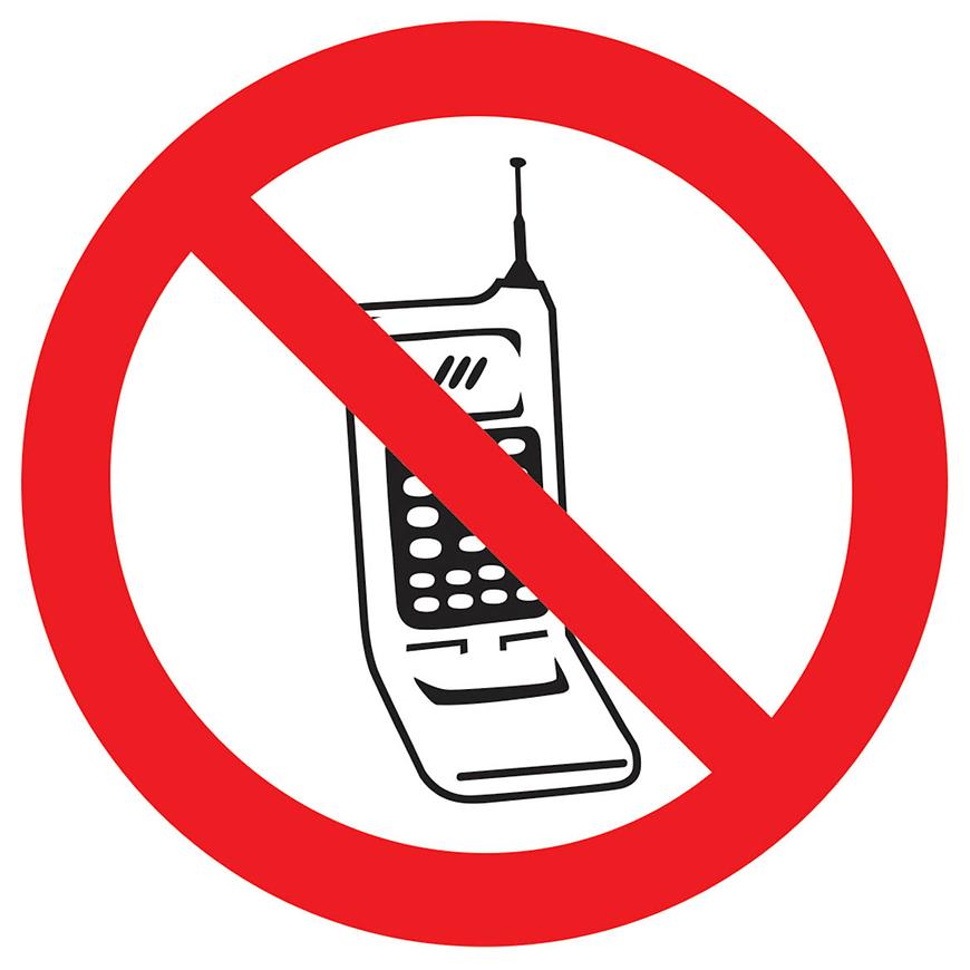 Zákaz používání mobilních telefonů Baumax