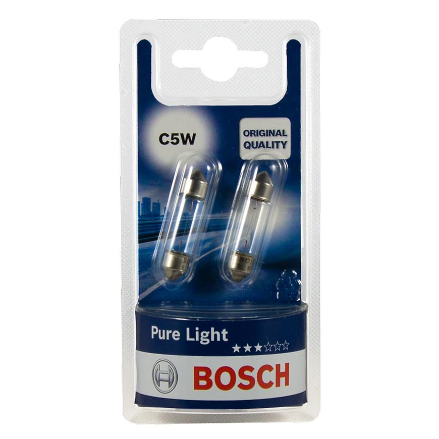 Žárovka 12V 5W C5W sufitová Bosch 2 ks Blistr Bosch