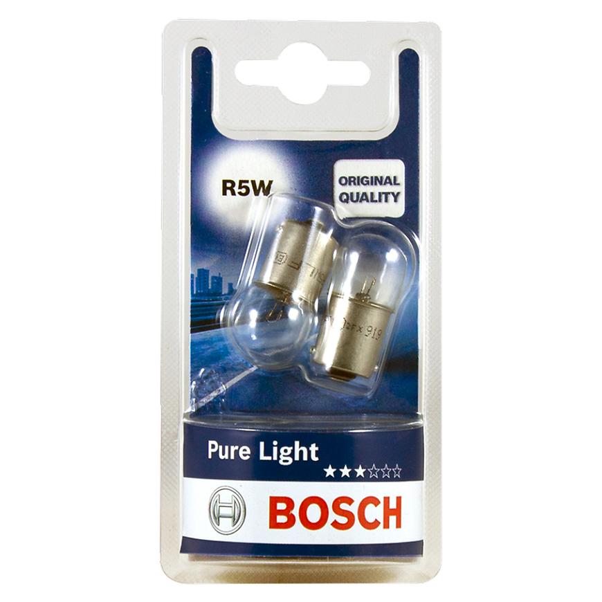 Žárovka 12V 5W R5W BA15S Bosch 2 ks Blistr Bosch