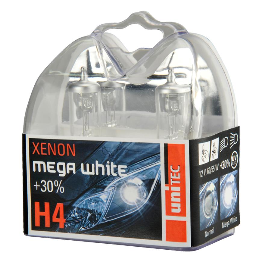 Žárovka 12V H4 60/55W Unitec Xenonmegawhite 2 ks Unitec