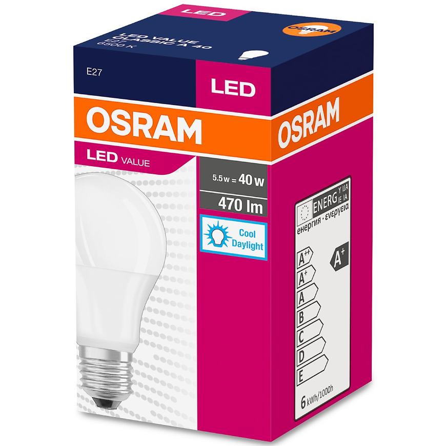 Žárovka LED  6W/865 E27 Value Cl A 40 Fr Baumax